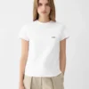 Das Gros Grain Kurzarm-T-Shirt Grosgrain-Logo-T-Shirt