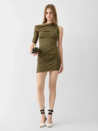 Das Mini-Kleid „Drapeado” Drapiertes Mini-Kleid