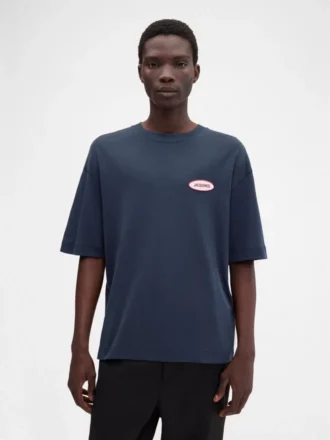 Das Stazione T-Shirt T-Shirt mit Logo-Patch