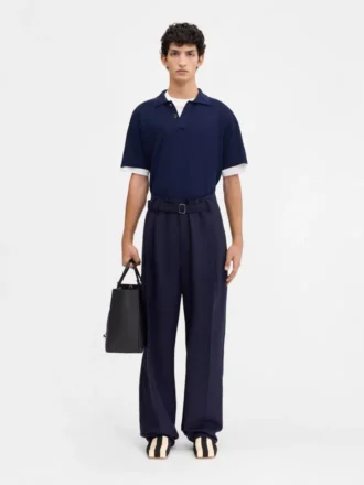 Das Strick-Poloshirt Strick-Poloshirt