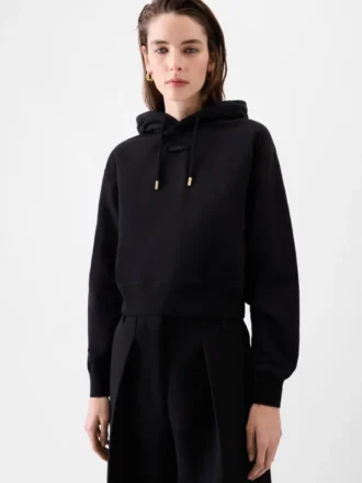 Der Gros Grain Hoodie Hoodie mit Grosgrain-Logo