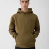 Der Logo-Hoodie Hoodie mit gestickten Logos
