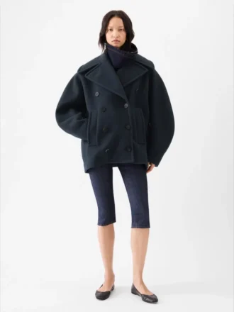 Der Ovalo-Peacoat Runder Peacoat