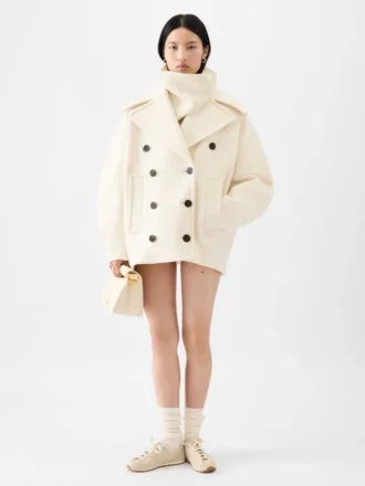Der Ovalo-Peacoat Runder Peacoat