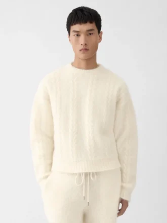 Der Pullover Nuvola Rundhals-Pullover aus Mohair