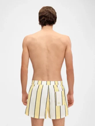 Der Puntini-Badeanzug Gestreifte Badeshorts