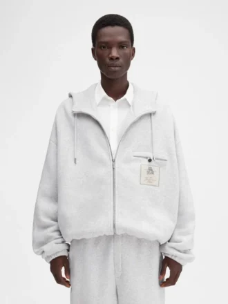 Der Torneo Hoodie JACQUEMUS Club Logo-Hoodie mit Reißverschluss
