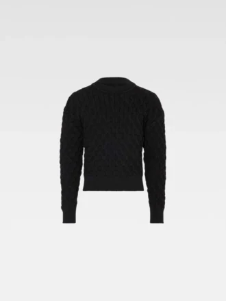 Der Torsade-Pullover Honeycomb-Pullover