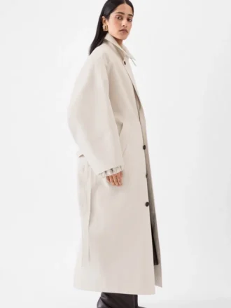 Der Trapezi-Trenchcoat Lässiger Trenchcoat
