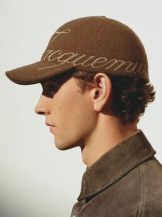 Die Atelier-Baseballkappe Baseballkappe mit Jacquard-Logo Die Atelier-Baseballkappe Baseballkappe mit Jacquard-Logo