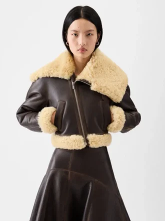 Die Aviator-Jacke Asymmetrische Fliegerjacke Die Aviator-Jacke Asymmetrische Fliegerjacke