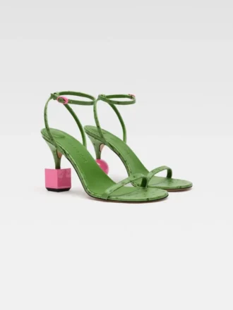 Die Bisou-Sandalen Sandalen mit geometrischem Absatz