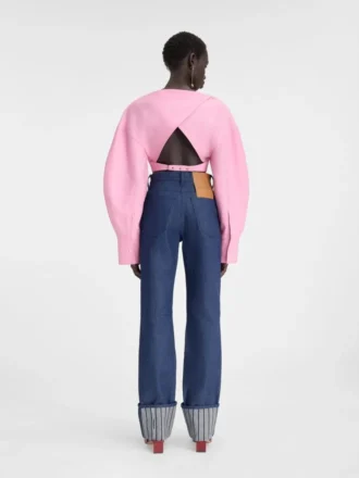 Die gerade geschnittene Jeanshose aus Denim Gerade geschnittene Jeans