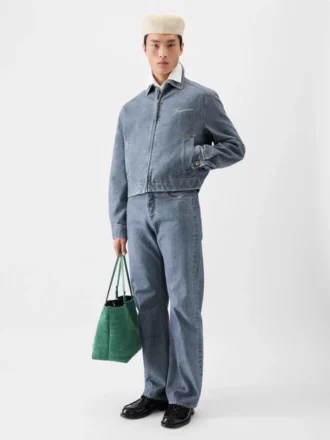 Die Jeansjacke „Canevas de-Nîmes” Jeansjacke mit Reißverschluss Die Jeansjacke „Canevas de-Nîmes” Jeansjacke mit Reißverschluss