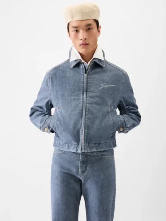 Die Jeansjacke „Canevas de-Nîmes” Jeansjacke mit Reißverschluss Die Jeansjacke „Canevas de-Nîmes” Jeansjacke mit Reißverschluss