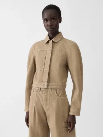 Die Ovalo Cargo-Jacke Geschwungene Arbeitsjacke