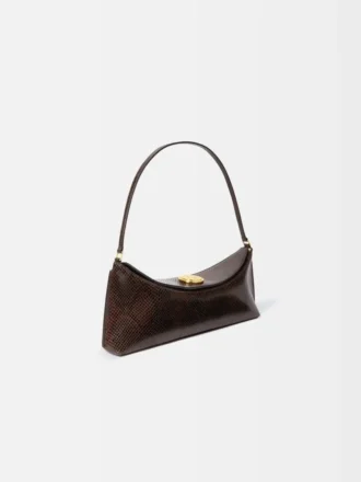 Die Ovalo-Clutch Gefaltete Umhängetasche